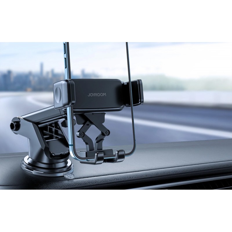 Βάση Αυτοκινήτου Joyroom JR-ZS283B Dashboard Mount με Ρυθμιζόμενα Άγκιστρα Black