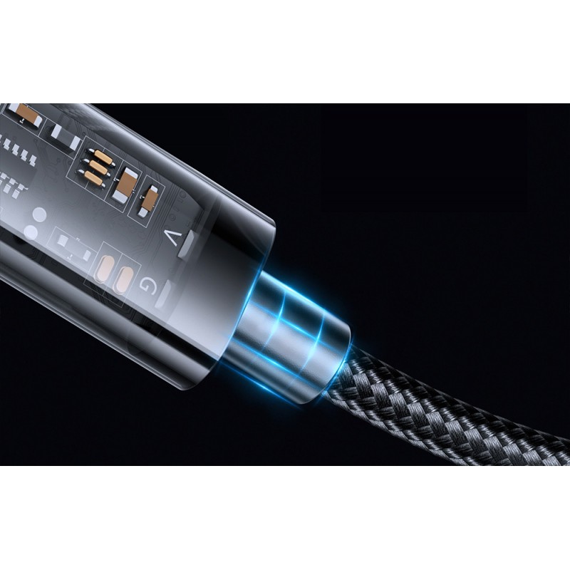 Καλώδιο Joyroom S-UC027A12 Braided USB Cable USB to Type-C 2m 3A Blue Καλώδιο Joyroom S-UC027A12 Braided USB Cable USB to Type-C 2m 3A Blue
