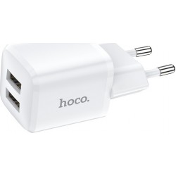 Φορτιστής Ταξιδιού Hoco N8 Briar 2xUSB-A White