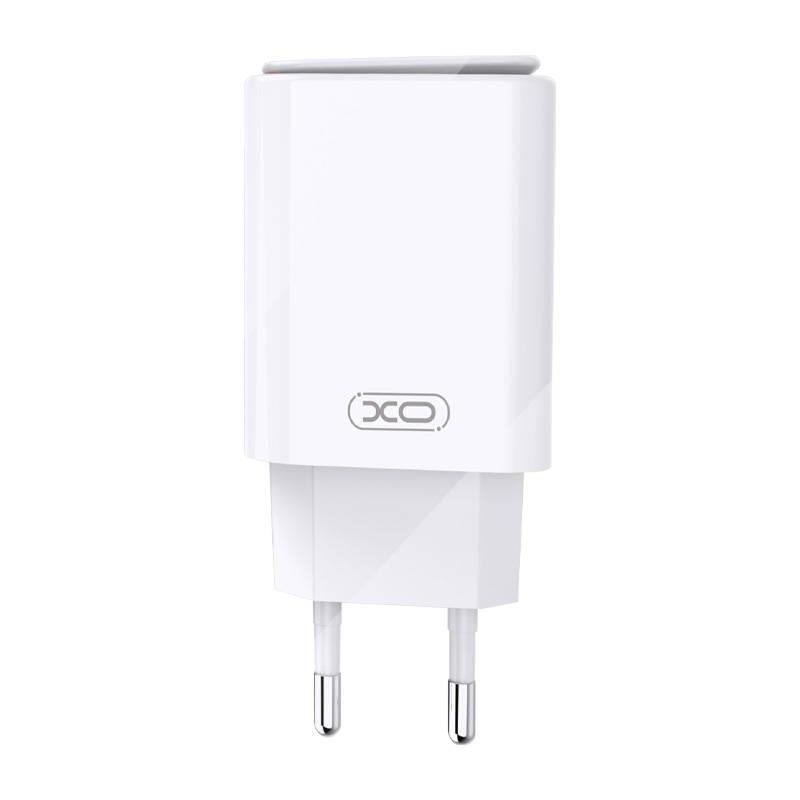 Φορτιστής Ταξιδιού XO L90B QC3.0 Type-C to Type-C  Cable 20W PD Fast Charger White