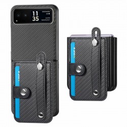 Θήκη Leather Card Holder Motorola Razr 50 Ultra Black