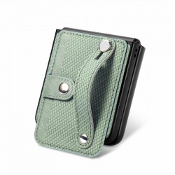 Θήκη Leather Card Holder Motorola Razr 50 Ultra Matcha Green