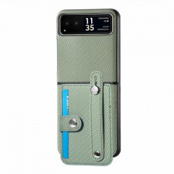 Θήκη Leather Card Holder Motorola Razr 50 Ultra Matcha Green