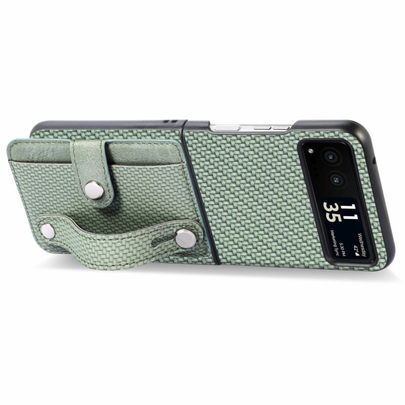 Θήκη Leather Card Holder Motorola Razr 50 Ultra Matcha Green