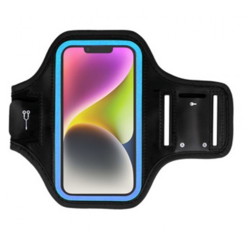 Θήκη Sport Armband Slim Case Type 2 (6.0'') Black - Blue
