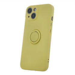 Θήκη Real Smooth Silicone Ring Finger Grip Xiaomi Redmi Note 13 Pro 4G / Poco M6 Pro / Note 14S 4G Yellow Θήκη Real Smooth Silicone Ring Finger Grip Xiaomi Redmi Note 13 Pro 4G / Poco M6 Pro / Note 14S 4G Yellow