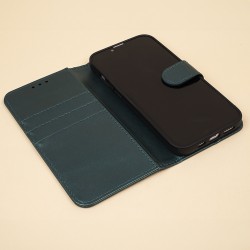 Θήκη Book Smart Classic Xiaomi Redmi Note 13 Pro 4G / Poco M6 Pro / Note 14S 4G Dark Green