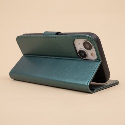 Θήκη Book Smart Classic Xiaomi Redmi Note 13 Pro 4G / Poco M6 Pro / Note 14S 4G Dark Green