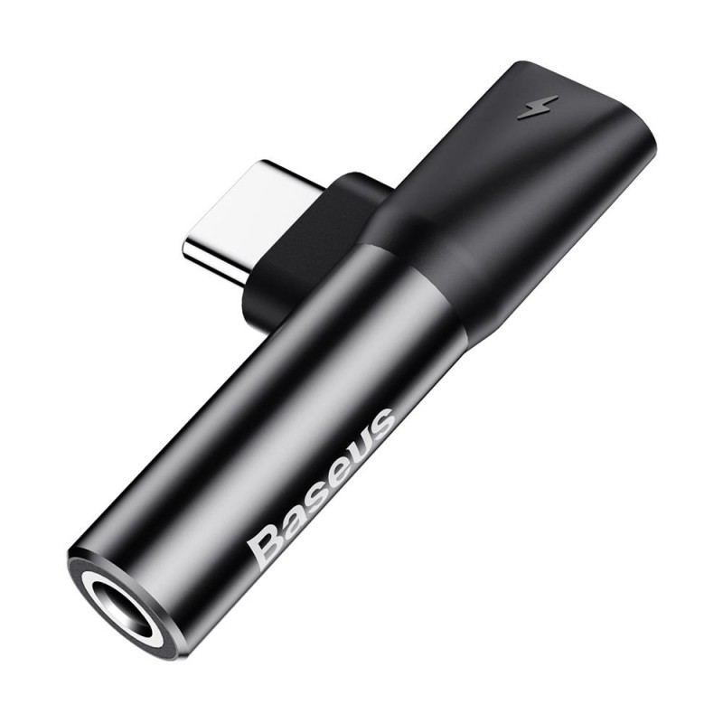 Αντάπτορας Baseus L41Type-C to Type-C - Jack 3.5mm Black (CATL41-01)