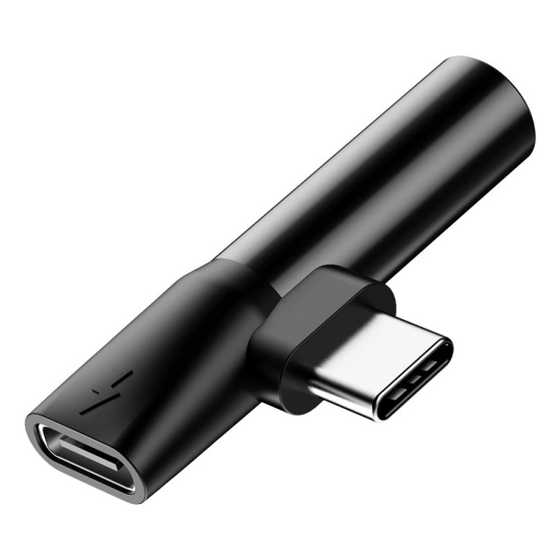 Αντάπτορας Baseus L41Type-C to Type-C - Jack 3.5mm Black (CATL41-01)
