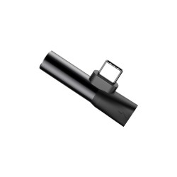 Αντάπτορας Baseus L41Type-C to Type-C - Jack 3.5mm Black (CATL41-01)