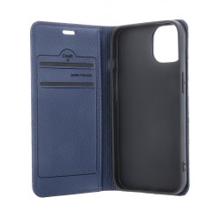 Θήκη Book Smart Caro Apple iPhone 16 Plus (6.7") Navy Blue