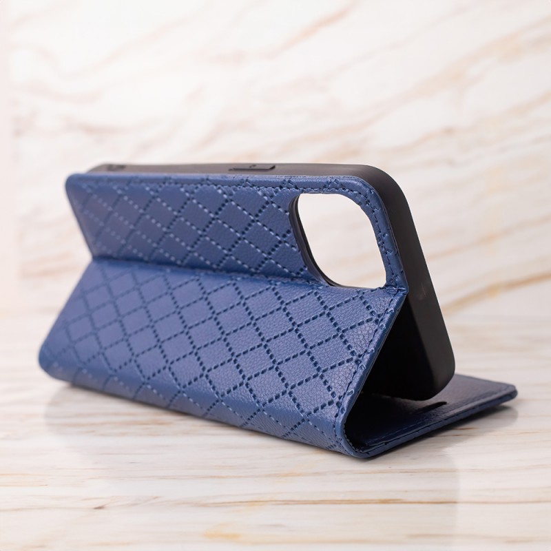 Θήκη Book Smart Caro Apple iPhone 16 Plus (6.7") Navy Blue