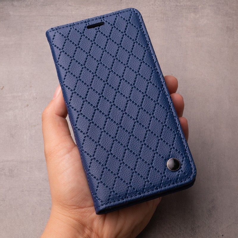 Θήκη Book Smart Caro Apple iPhone 16 Plus (6.7") Navy Blue