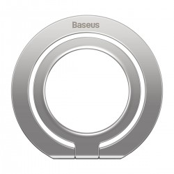 Baseus Halo μαγνητικός δακτύλιος Sticker Magnetic Holder Round Silver Baseus Halo μαγνητικός δακτύλιος Sticker Magnetic Holder Round Silver