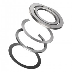 Baseus Halo μαγνητικός δακτύλιος Sticker Magnetic Holder Round Silver Baseus Halo μαγνητικός δακτύλιος Sticker Magnetic Holder Round Silver