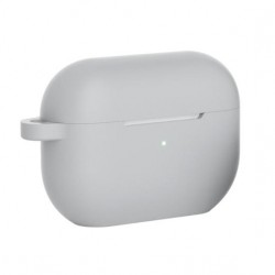 Θήκη Samsung Galaxy Buds 3 / 3 Pro Silicone Skin with Carabiner Grey