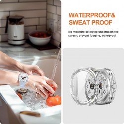 Θήκη PC Full Glass Screen Protector Samsung Galaxy Watch Ultra (47mm) Clear