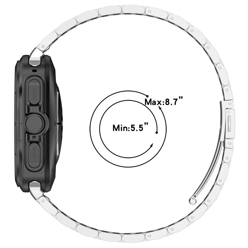 Ανταλλακτικό λουράκι Tech-Protect Samsung Galaxy Watch Ultra (47mm) Stainless Silver Ανταλλακτικό λουράκι Tech-Protect Samsung Galaxy Watch Ultra (47mm) Stainless Silver