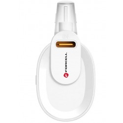 Εξωτερική Μπαταρία FORCELL F-ENERGY Power Plug F5K3 Powerbank Lightning 5000mAh 20W White