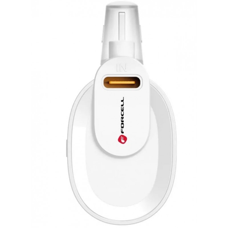 Εξωτερική Μπαταρία FORCELL F-ENERGY Power Plug F5K3 Powerbank Lightning 5000mAh 20W White