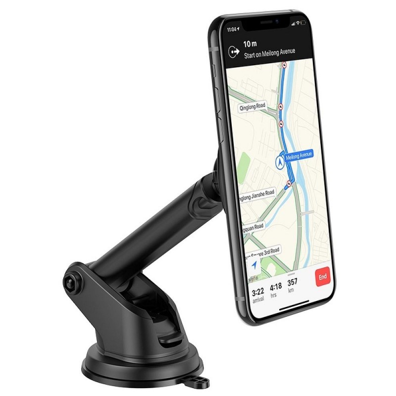 Βάση Αυτοκινήτου Hoco CA67 Magnetic Windshield / Dashboard Car Holder Black