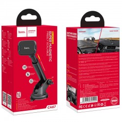 Βάση Αυτοκινήτου Hoco CA67 Magnetic Windshield / Dashboard Car Holder Black