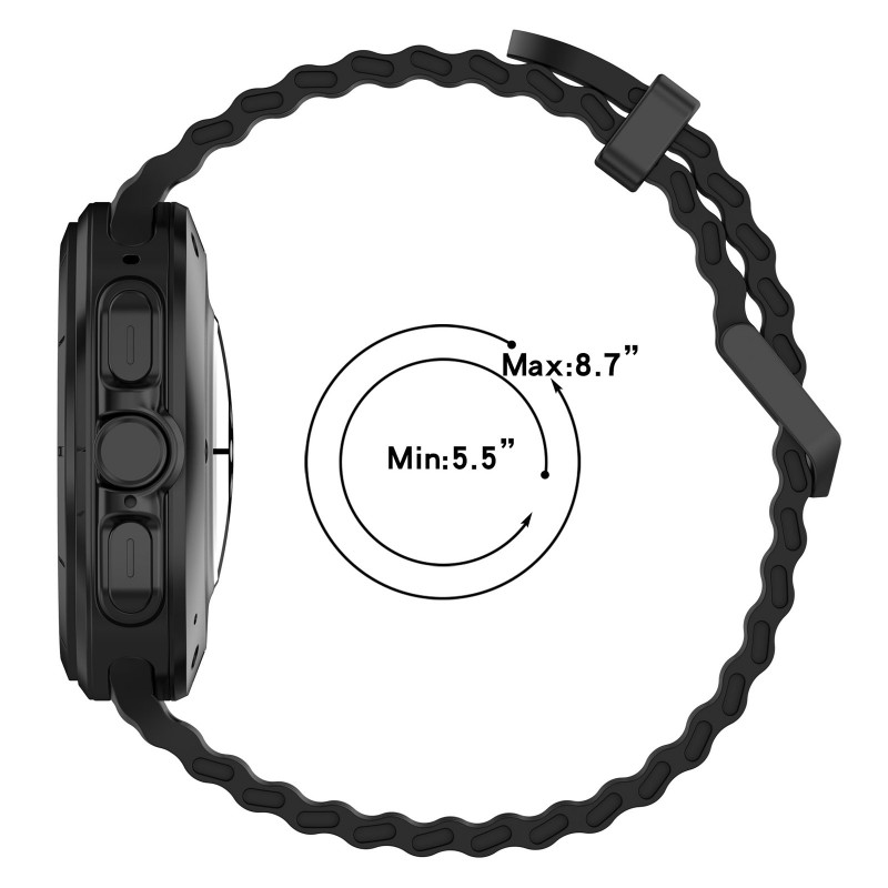 Ανταλλακτικό λουράκι Samsung Galaxy Watch Ultra (47mm) Silicone Blue Ανταλλακτικό λουράκι Samsung Galaxy Watch Ultra (47mm) Silicone Blue