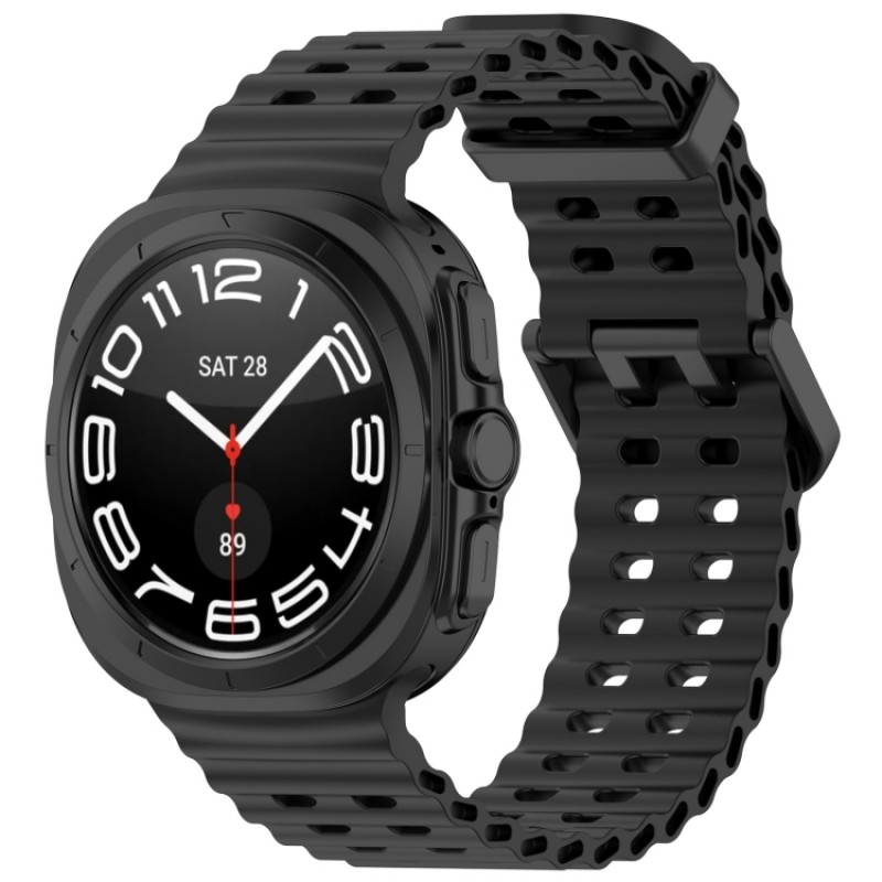 Ανταλλακτικό λουράκι Samsung Galaxy Watch Ultra (47mm) Silicone Black Ανταλλακτικό λουράκι Samsung Galaxy Watch Ultra (47mm) Silicone Black