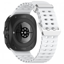 Ανταλλακτικό λουράκι Samsung Galaxy Watch Ultra (47mm) Silicone White Ανταλλακτικό λουράκι Samsung Galaxy Watch Ultra (47mm) Silicone White