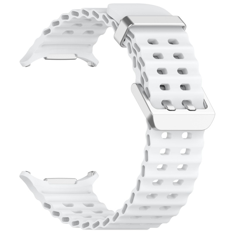 Ανταλλακτικό λουράκι Samsung Galaxy Watch Ultra (47mm) Silicone White Ανταλλακτικό λουράκι Samsung Galaxy Watch Ultra (47mm) Silicone White