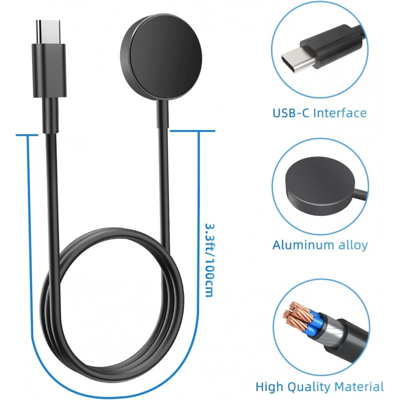 Φορτιστής Type C Samsung Wireless Charging Samsung Galaxy Watch 7 (40 /44mm) Black 