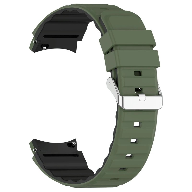 Ανταλλακτικό λουράκι QuickFit Duble Sided για Samsung Galaxy Watch 7 / 6 / 6 Classic / 5 / 5 Pro/ 4 / 4 Classic Olive Green / Black
