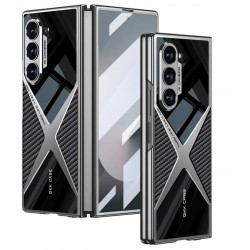 Θήκη Polished Guard Business Leather Case Samsung Galaxy Z Fold6 5G SM-F956 Carbon Black