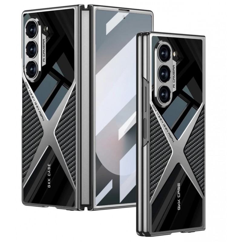 Θήκη Polished Guard Business Leather Case Samsung Galaxy Z Fold6 5G SM-F956 Carbon Black