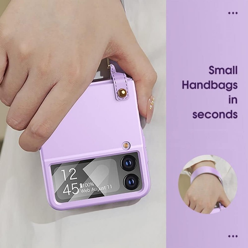 Θήκη Anti-Shock Wristband Bag Cover Case Samsung Galaxy Z Flip6 SM-F741 / Flip7 FE 5G SM-761B Green