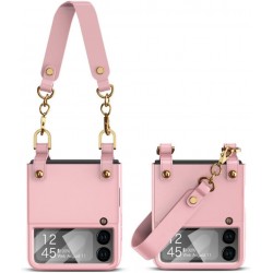 Θήκη Anti-Shock Wristband Bag Cover Case Samsung Galaxy Z Flip6 SM-F741 / Flip7 FE 5G SM-761B Pink