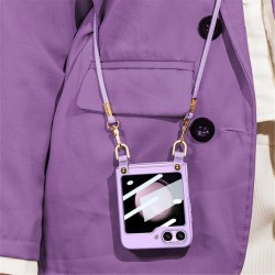 Θήκη Crossbody Lanyard Phone Case Samsung Galaxy Z Flip6 SM-F741 / Flip7 FE 5G SM-761B Black Θήκη Crossbody Lanyard Phone Case Samsung Galaxy Z Flip6 SM-F741 / Flip7 FE 5G SM-761B Black