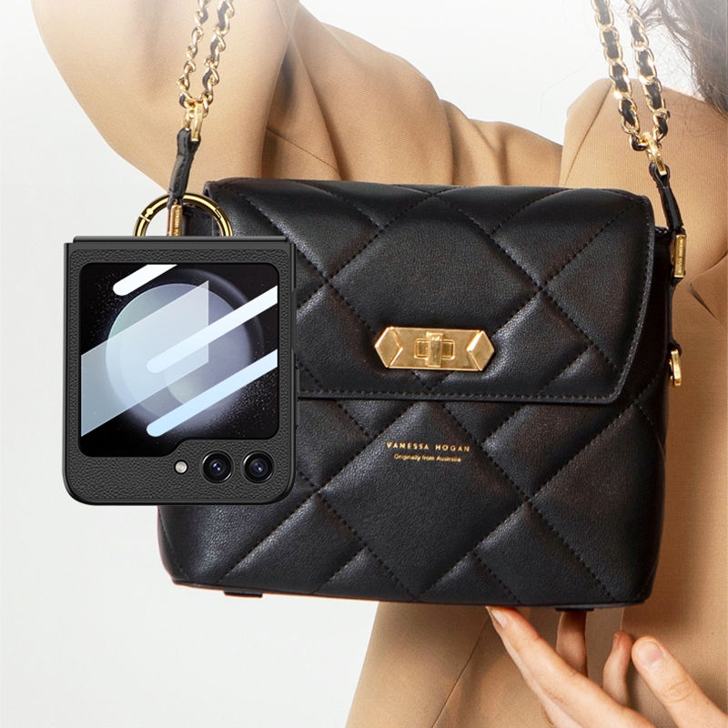 Θήκη Integrated Plain Card Bag Phone Case with Ring Holder Samsung Galaxy Z Flip6 SM-F741 / Flip7 FE 5G SM-761B Matcha Green