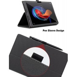 Θήκη 2Fold Leather Case with Stand TCL Tab 10 Gen2 10.1" Black