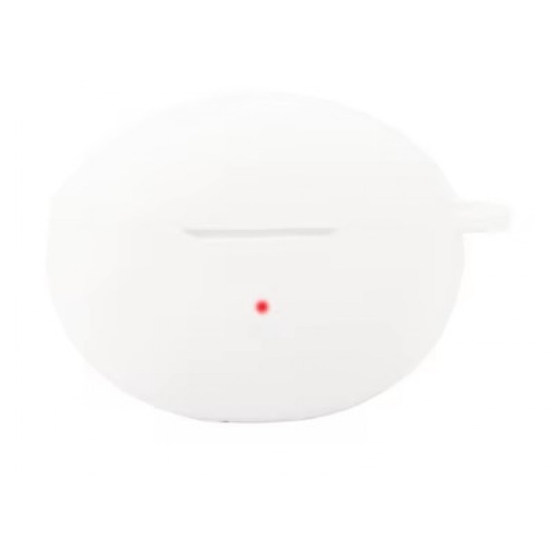 Θήκη Huawei Freebuds 6i Silicone Skin with Carabiner White