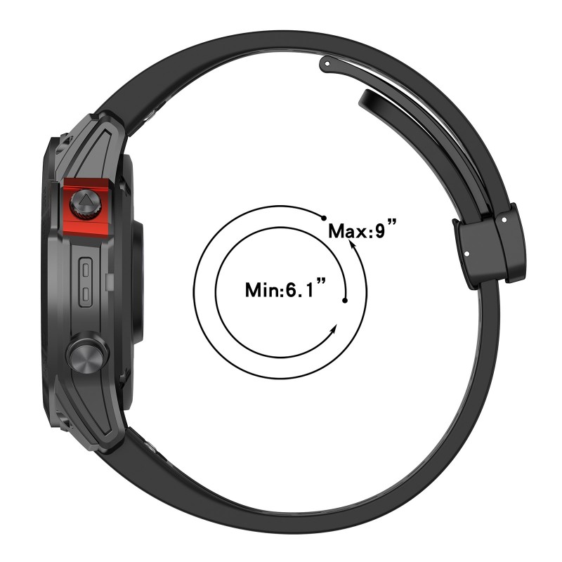 Ανταλλακτικό λουράκι QuickFit Folding Buckle Hole Yellow για Samsung Galaxy Watch5 (40mm & 42mm)/ Watch4 (40mm & 44mm)/ Watch4 Classic (42mm & 46mm)/ Watch3(41mm)/Active 2(40/44mm)/Amazfit GTS 3 (43mm)/GTR(42mm)  (20mm)