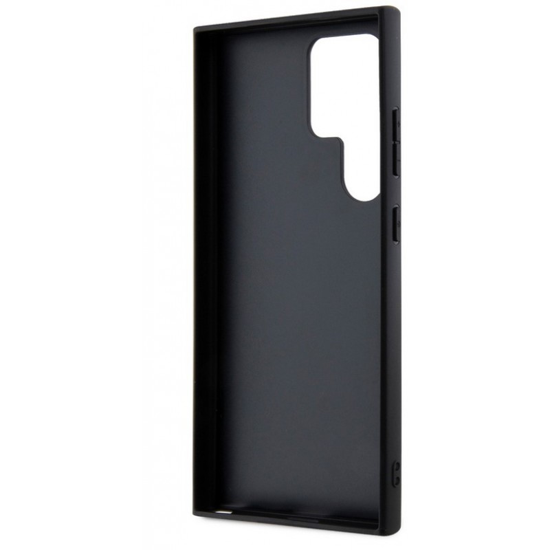 Θήκη Ferrari PU Leather Bottom Carbon Case Samsung Galaxy S24 Ultra 5G S928 Black
