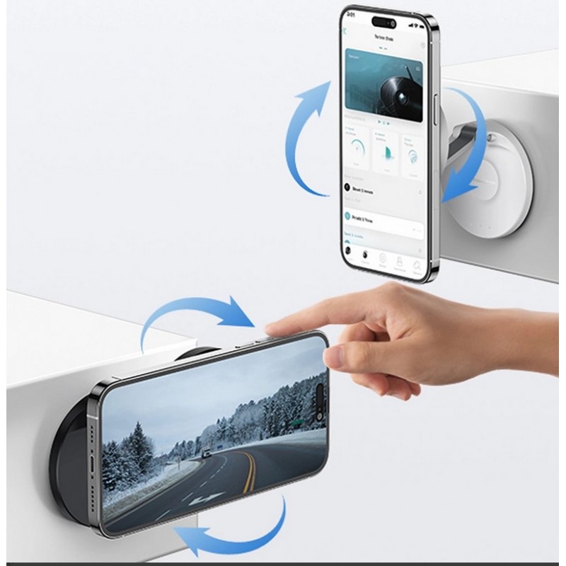 Βάση Αυτοκινήτου Baseus MagPro Magnetic Foldable Phone Mount Cluster Black