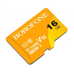 Borofone Memory Card MicroSD 16GB SDHC Class10 85MB/s
