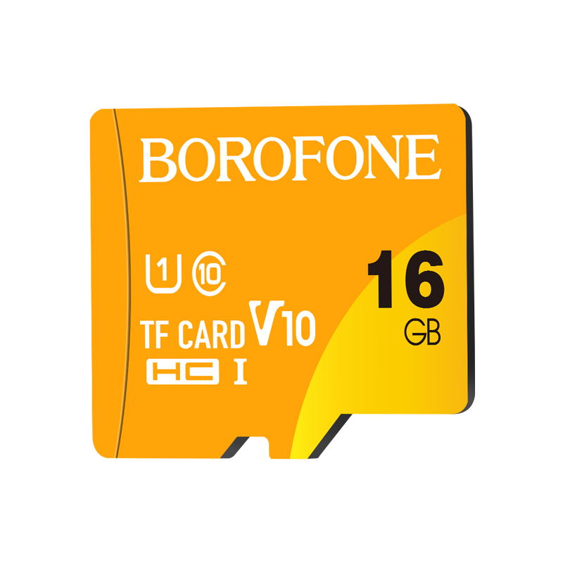 Borofone Memory Card MicroSD 16GB SDHC Class10 85MB/s