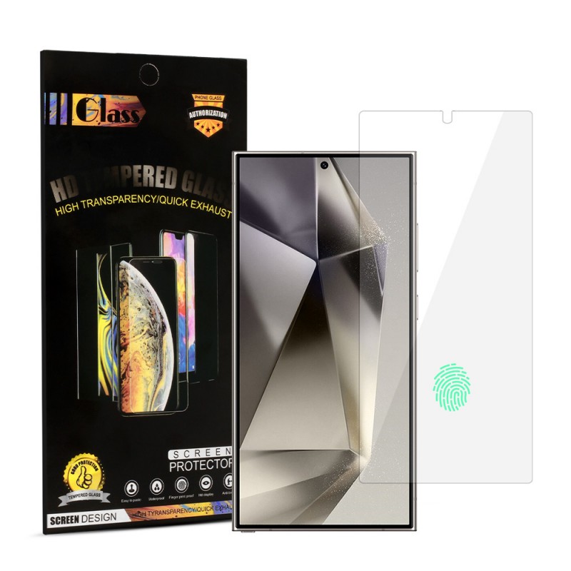Γυαλί Προστασίας Samsung Galaxy S24 Ultra 5G S928 Tempered Glass 9H AntiCrash / AntiShock (With Fingerprint Unlock) 