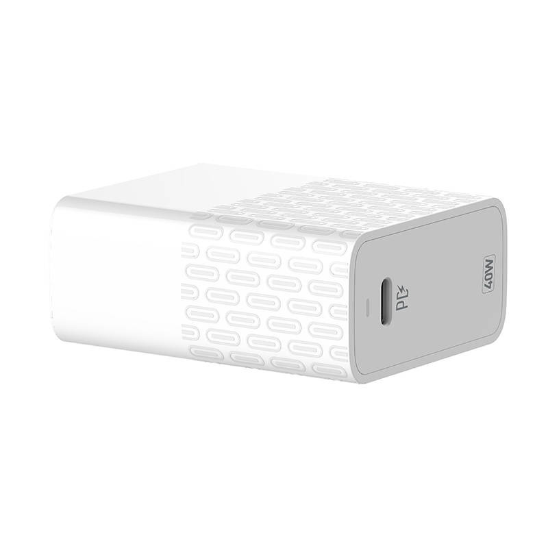 Φορτιστής Ταξιδιού Ldnio Adapter A1405C USB-C 40W & USB-C to Lightning Cable White