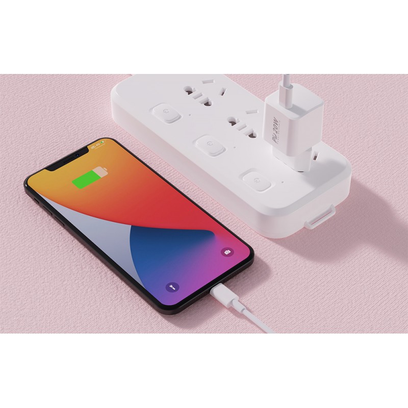 Φορτιστής Ταξιδιού Foneng USB EU38 Fast Charger White