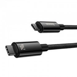 Καλώδιο Φόρτισης Baseus Cable Tungsten USB-C to USB-C Super Charge 240W 3m Black (CAWJ040201) Black